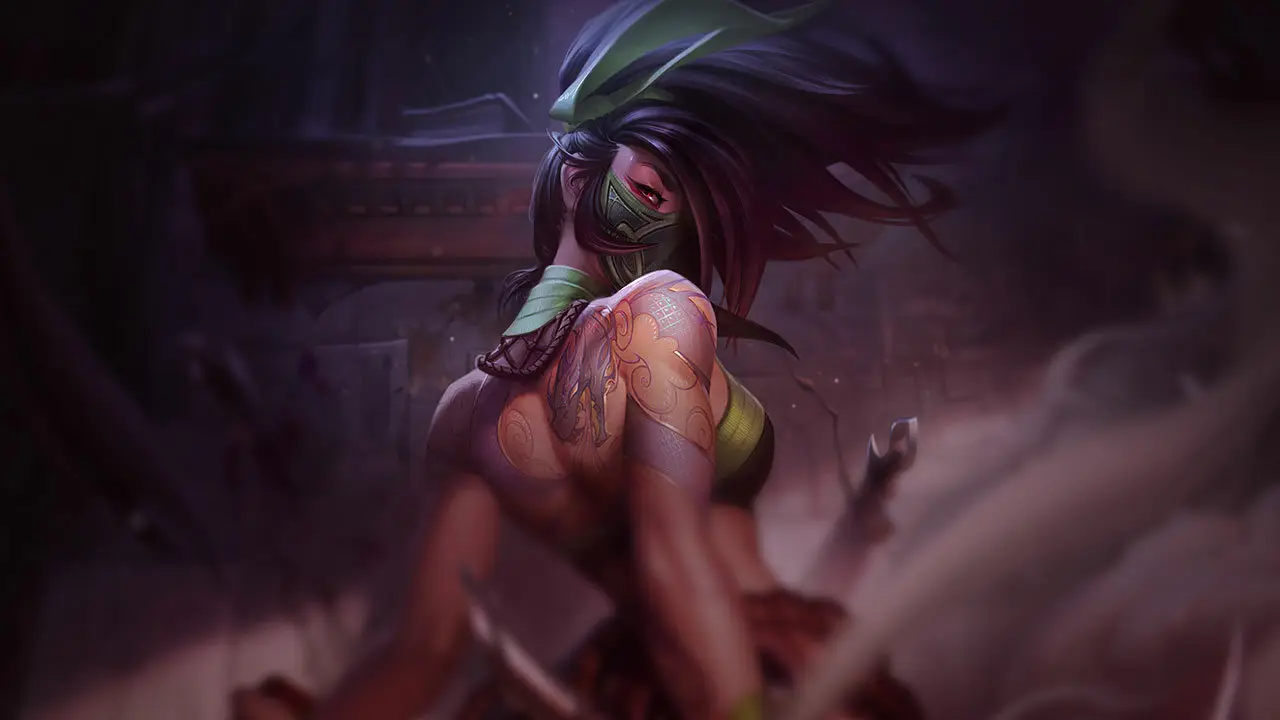 Akali splash art