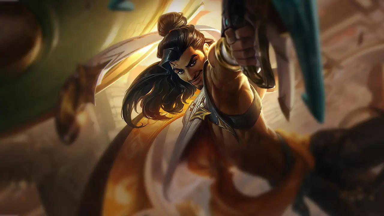 Akshan splash art