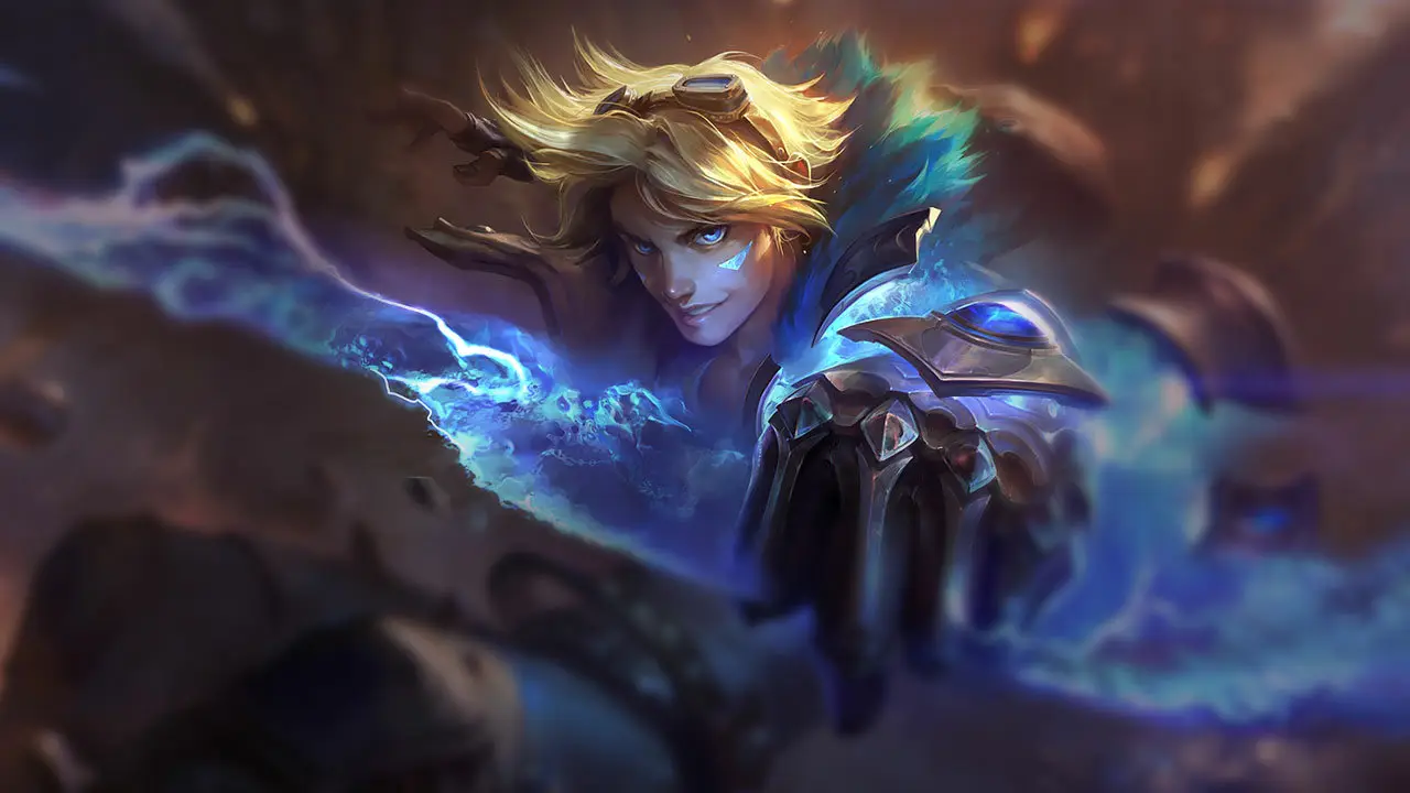 Ezreal splash art