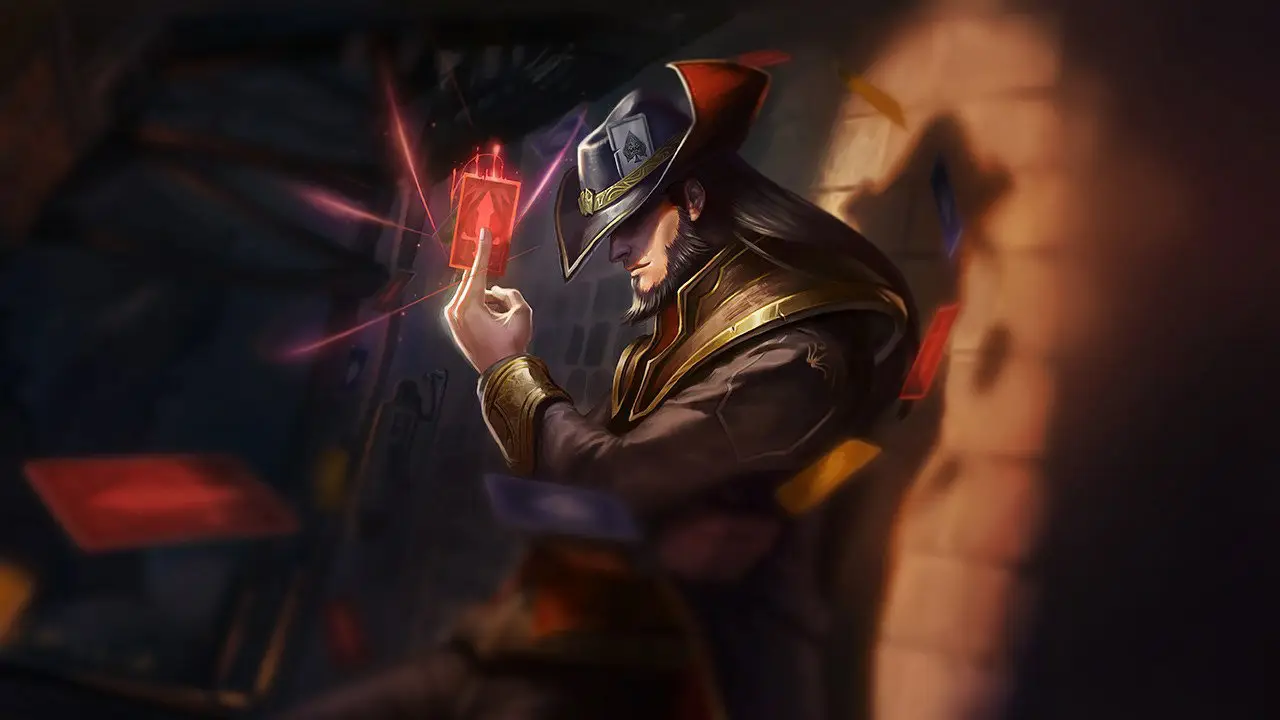 Twisted Fate splash art